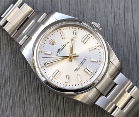 rolex silver grüner zeiger|Rolex oyster perpetual 41 uhr.